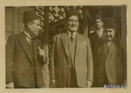 1940 - Nahhas Pasha, Salaheddin Pasha and Eltaher 2